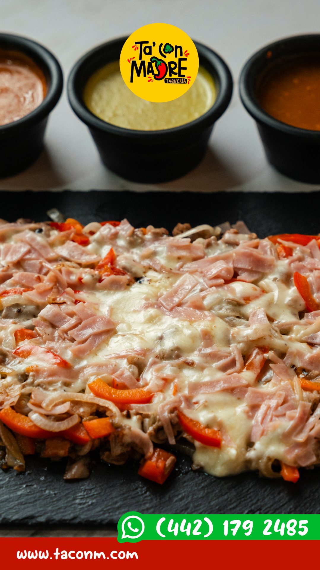 Alambre con queso